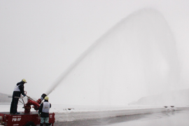 Water cannon training