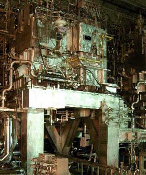 2012年9月 ガラス溶融炉における事前確認試験終了